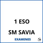 Examenes 1 ESO SM SAVIA PDF