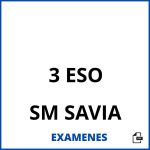 Examenes 3 ESO SM SAVIA PDF