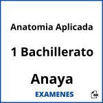 Examenes Anatomia Aplicada 1 Bachillerato Anaya PDF