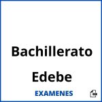 Examenes Bachillerato Edebe PDF