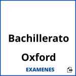 Examenes Bachillerato Oxford PDF