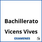 Examenes Bachillerato Vicens Vives PDF