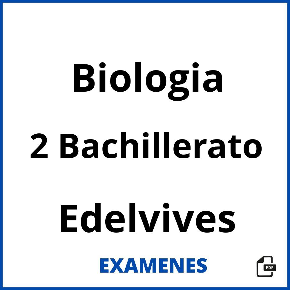 Biologia 2 Bachillerato Edelvives