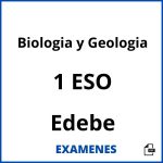 Examenes Biologia y Geologia 1 ESO Edebe PDF