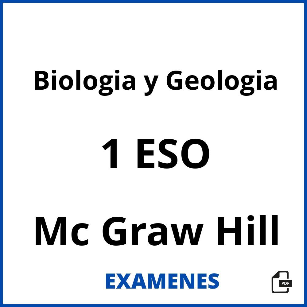 Biologia y Geologia 1 ESO Mc Graw Hill