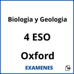 Examenes Biologia y Geologia 4 ESO Oxford PDF