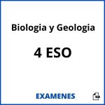 Examenes Biologia y Geologia 4 ESO PDF