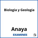 Examenes Biologia y Geologia Anaya PDF