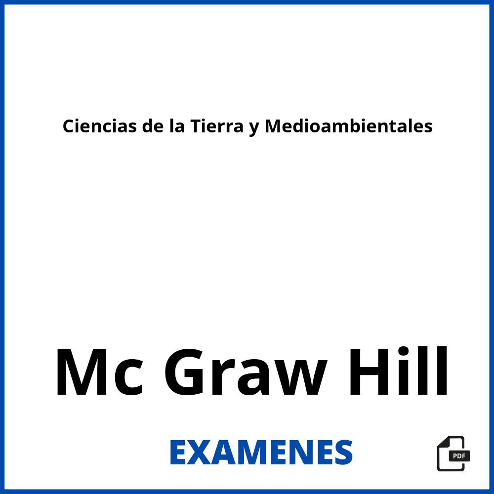 Ciencias de la Tierra y Medioambientales Mc Graw Hill