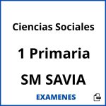 Examenes Ciencias Sociales 1 Primaria SM SAVIA PDF