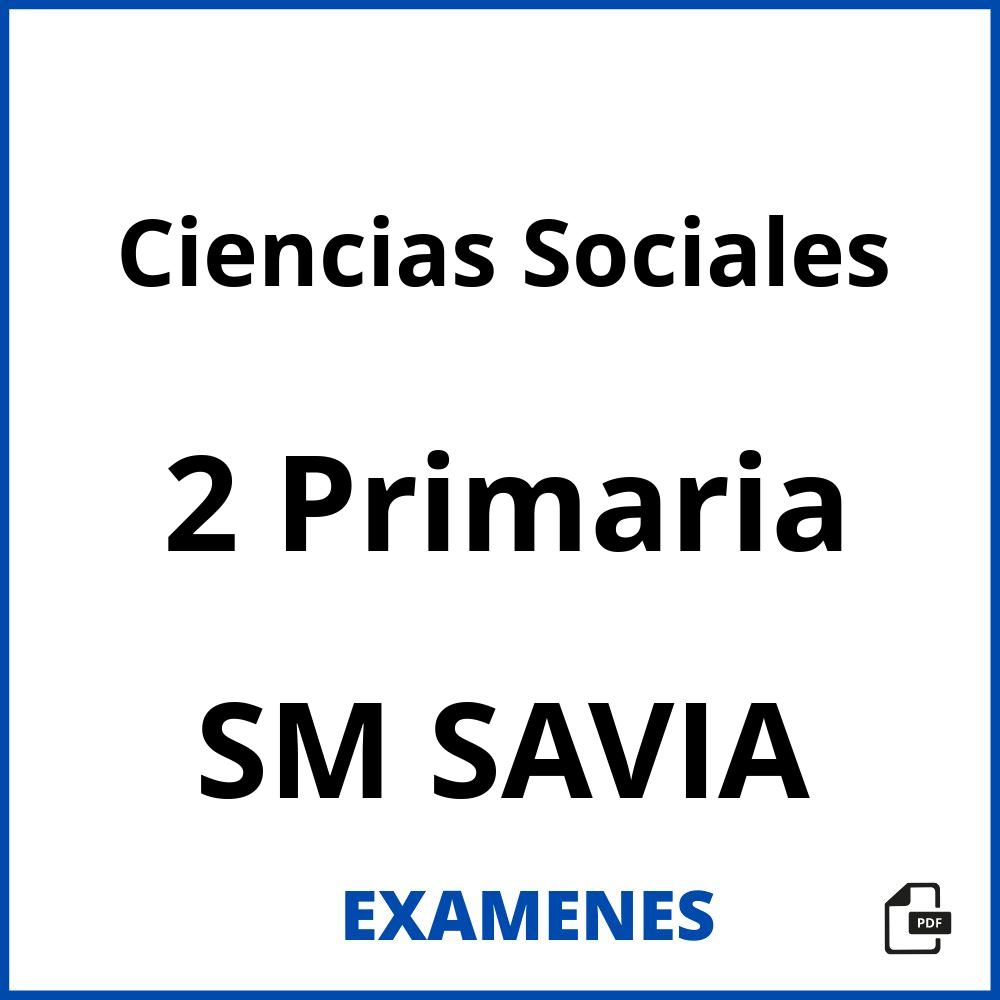 Ciencias Sociales 2 Primaria SM SAVIA