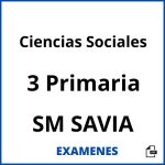 Examenes Ciencias Sociales 3 Primaria SM SAVIA PDF