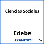 Examenes Ciencias Sociales Edebe PDF
