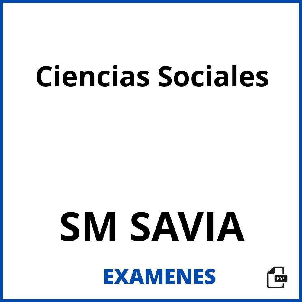 Ciencias Sociales SM SAVIA