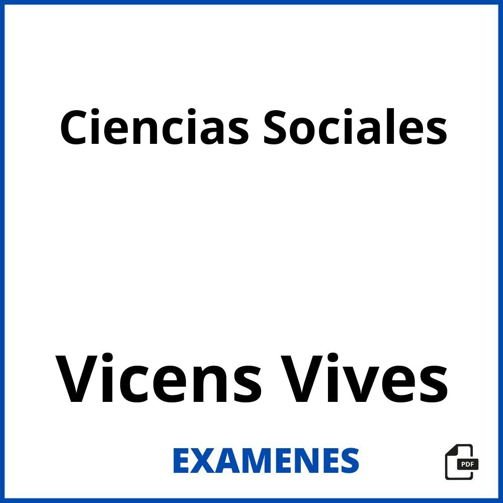 Ciencias Sociales Vicens Vives