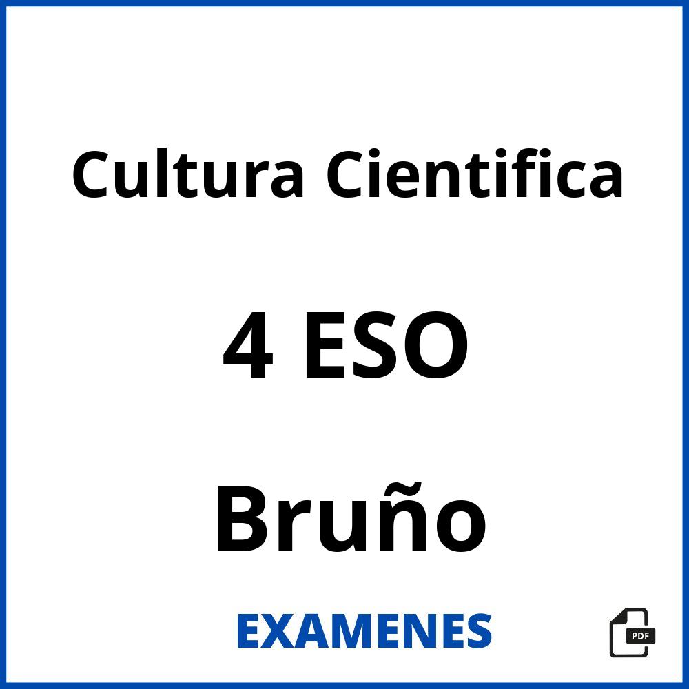 Cultura Cientifica 4 ESO Bruño