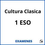 Examenes Cultura Clasica 1 ESO PDF