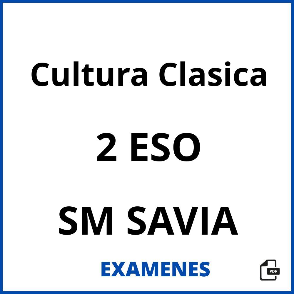 Cultura Clasica 2 ESO SM SAVIA