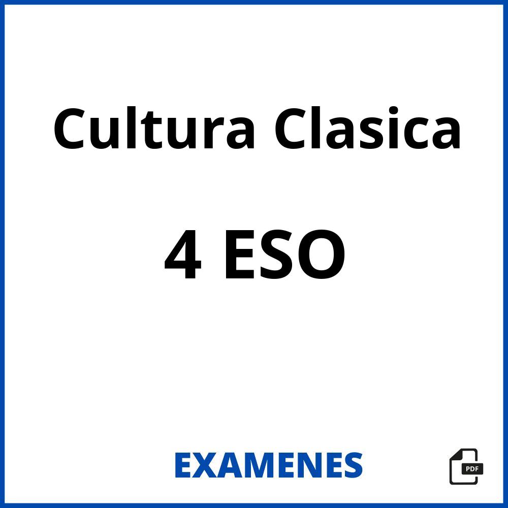 Cultura Clasica 4 ESO