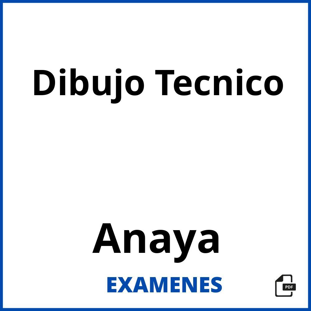 Dibujo Tecnico Anaya