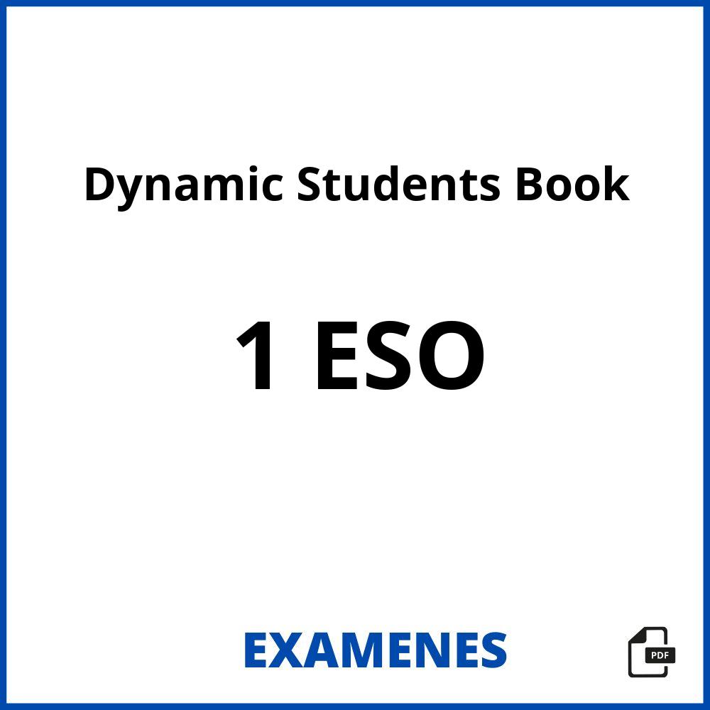 Dynamic Students Book 1 ESO