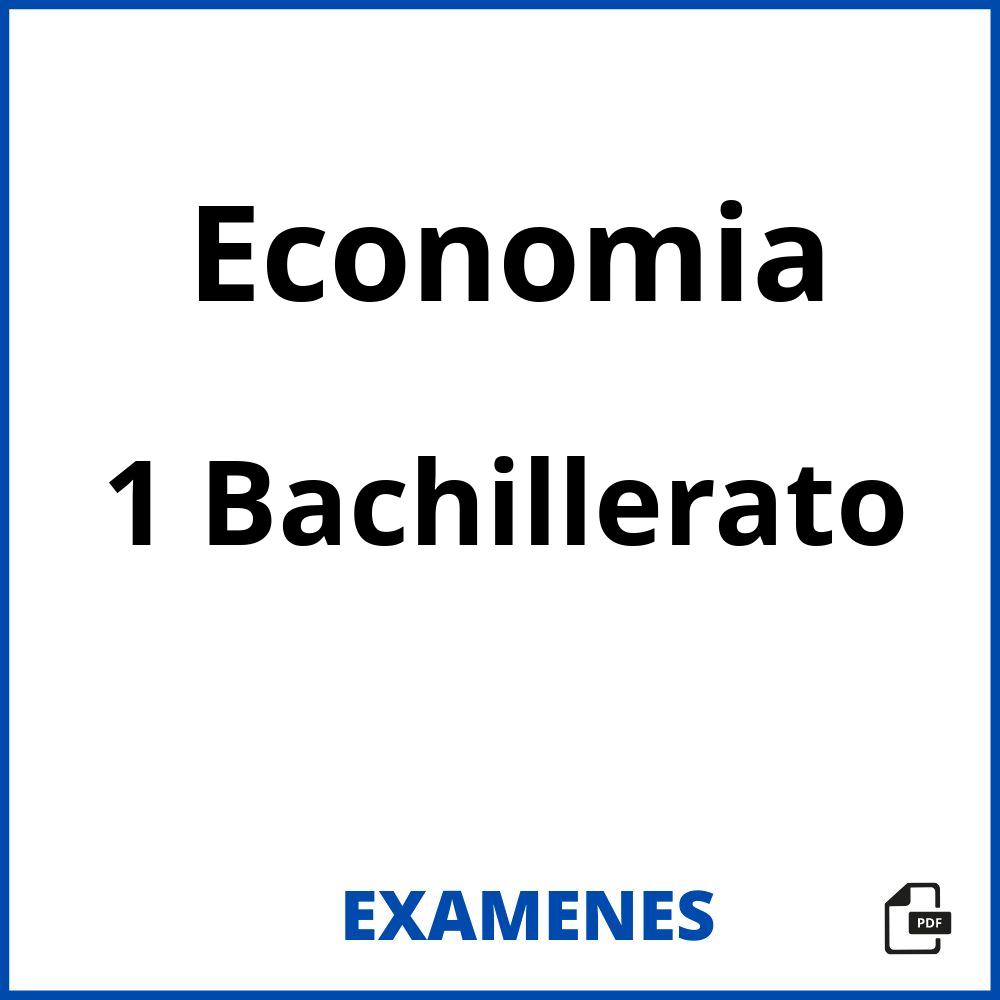 Economia 1 Bachillerato