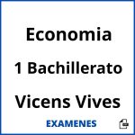 Examenes Economia 1 Bachillerato Vicens Vives PDF