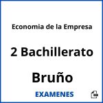 Examenes Economia de la Empresa 2 Bachillerato Bruño PDF