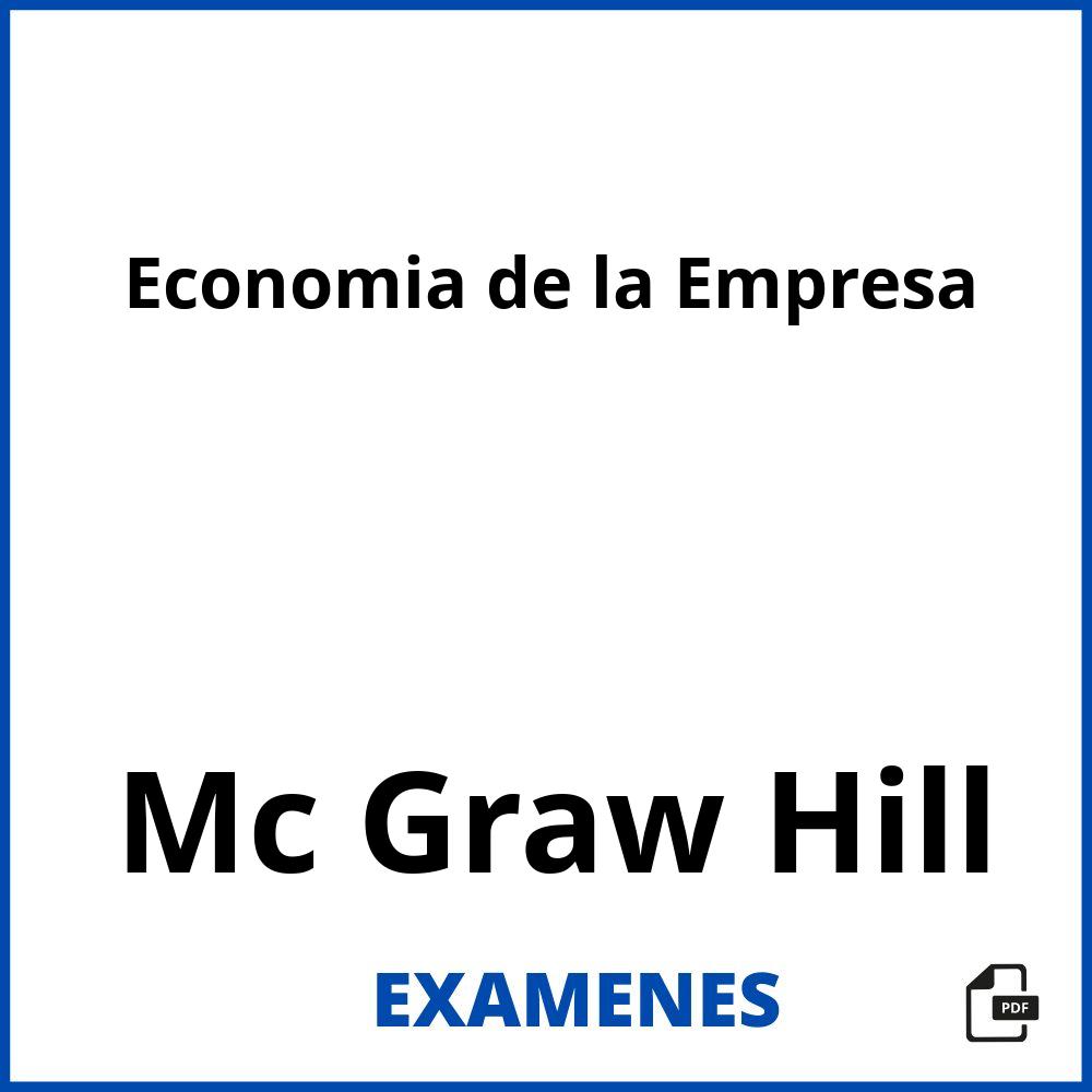 Economia de la Empresa Mc Graw Hill