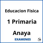 Examenes Educacion Fisica 1 Primaria Anaya PDF