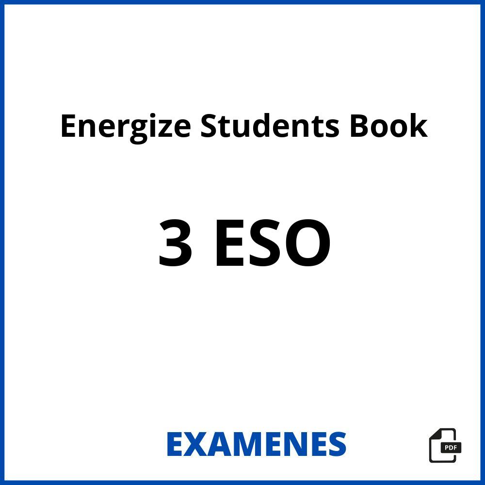 Energize Students Book 3 ESO