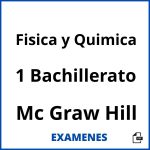 Examenes Fisica y Quimica 1 Bachillerato Mc Graw Hill PDF