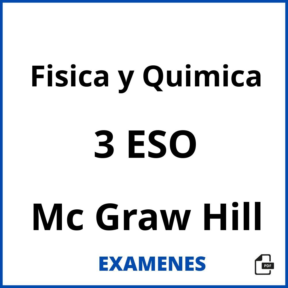 Fisica y Quimica 3 ESO Mc Graw Hill