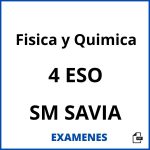 Examenes Fisica y Quimica 4 ESO SM SAVIA PDF