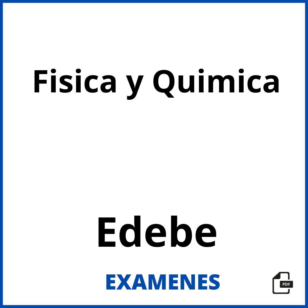 Fisica y Quimica Edebe