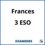 Examenes Frances 3 ESO PDF