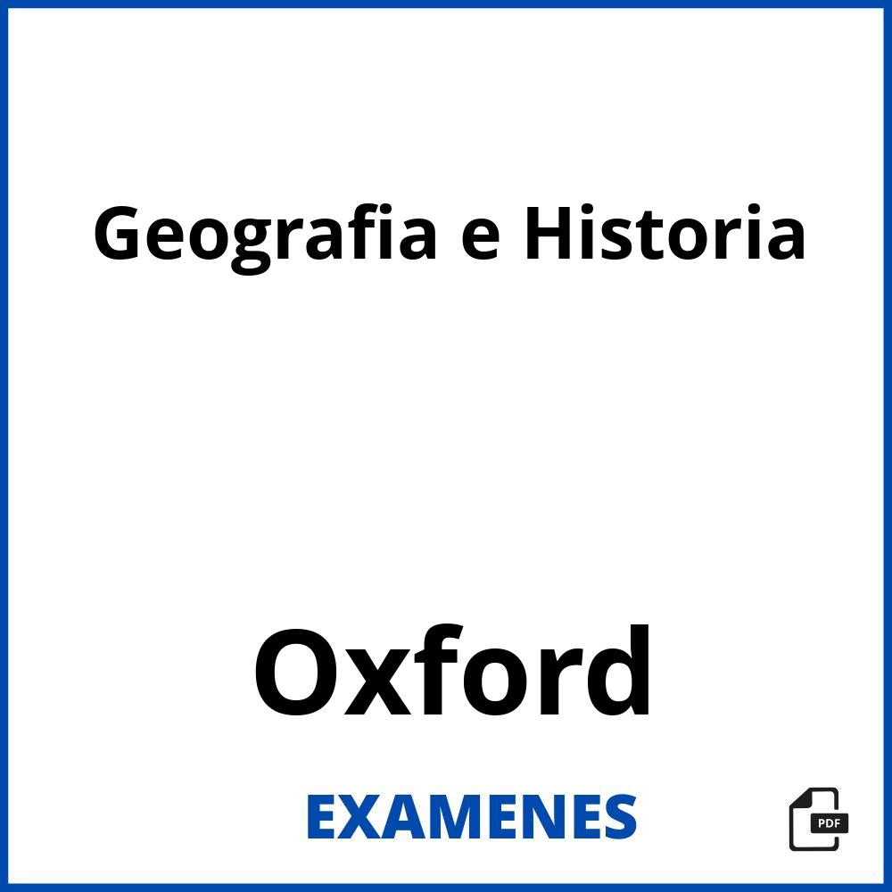 Geografia e Historia Oxford