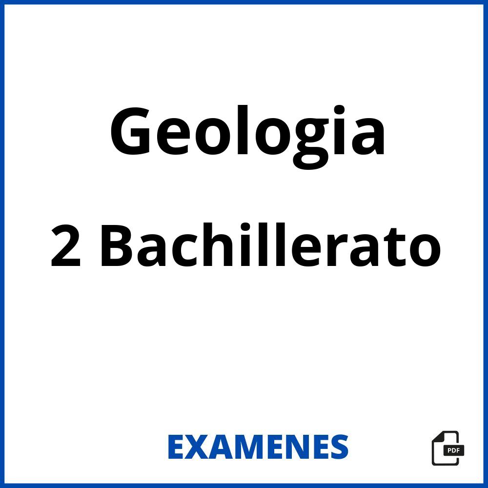 Geologia 2 Bachillerato