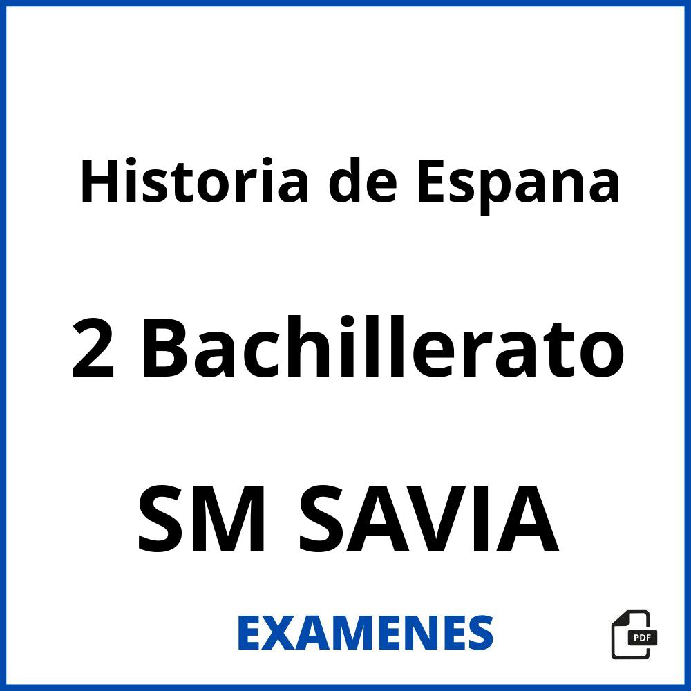 Historia de Espana 2 Bachillerato SM SAVIA