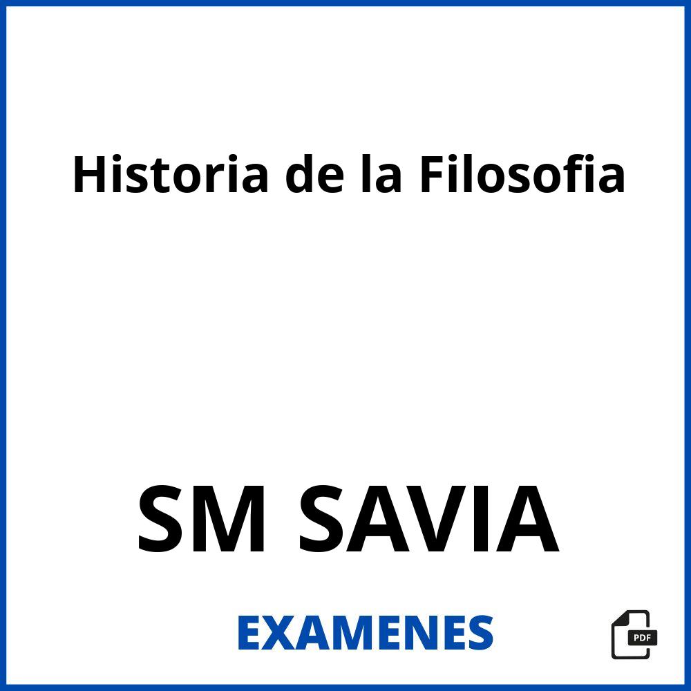 Historia de la Filosofia SM SAVIA