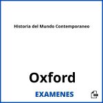 Examenes Historia del Mundo Contemporaneo Oxford PDF