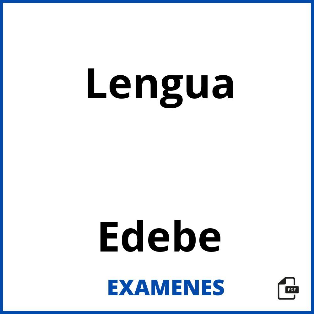 Lengua Edebe