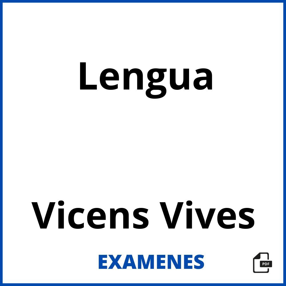 Lengua Vicens Vives