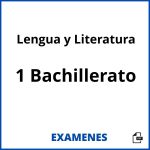 Examenes Lengua y Literatura 1 Bachillerato PDF