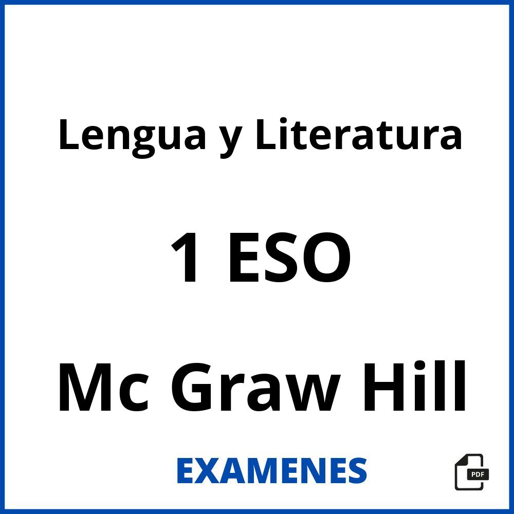 Lengua y Literatura 1 ESO Mc Graw Hill