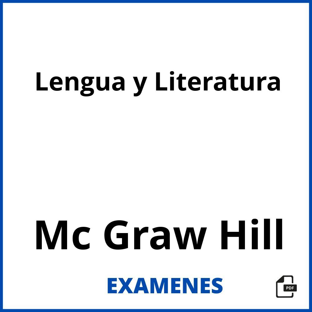 Lengua y Literatura Mc Graw Hill