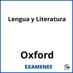 Examenes Lengua y Literatura Oxford PDF