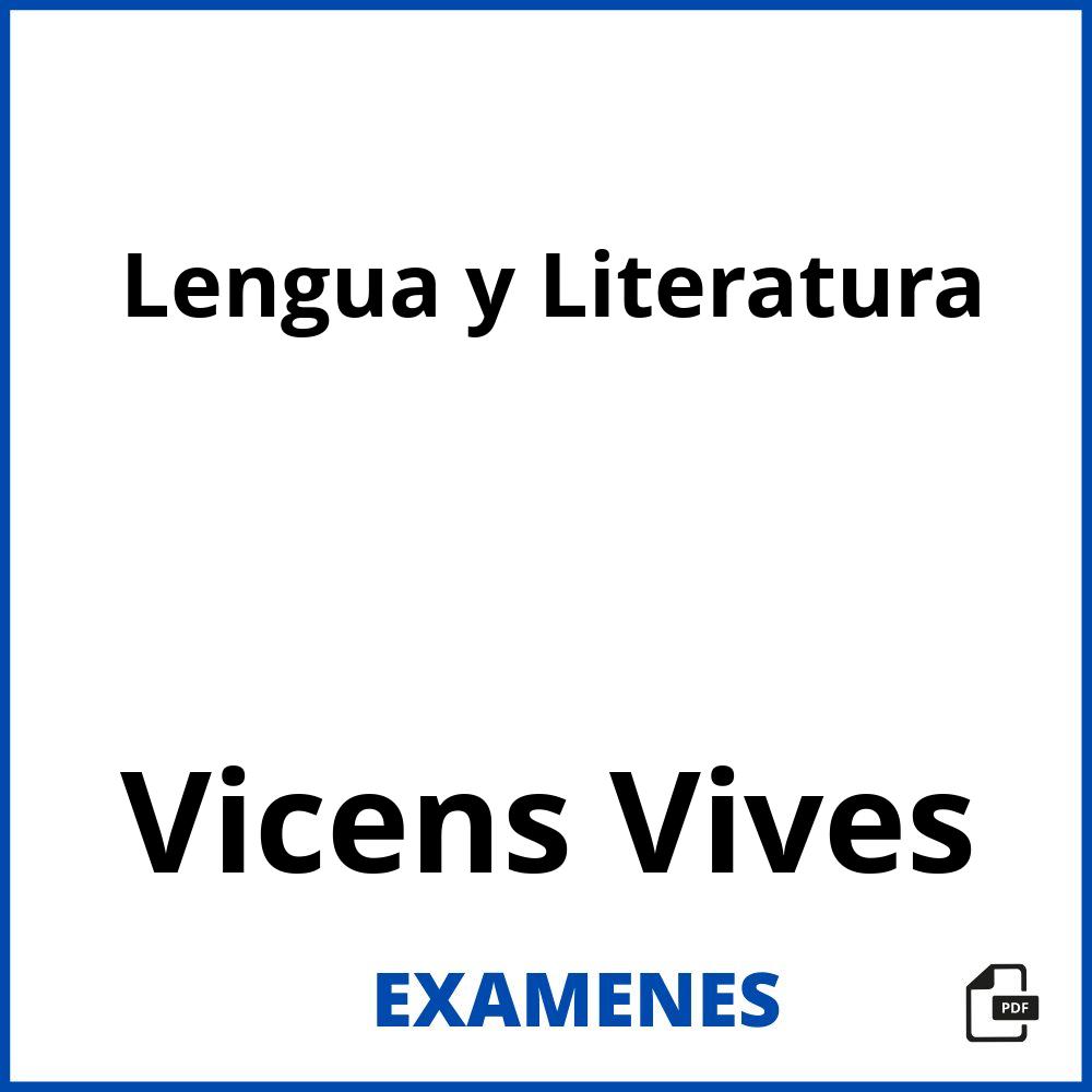 Lengua y Literatura Vicens Vives