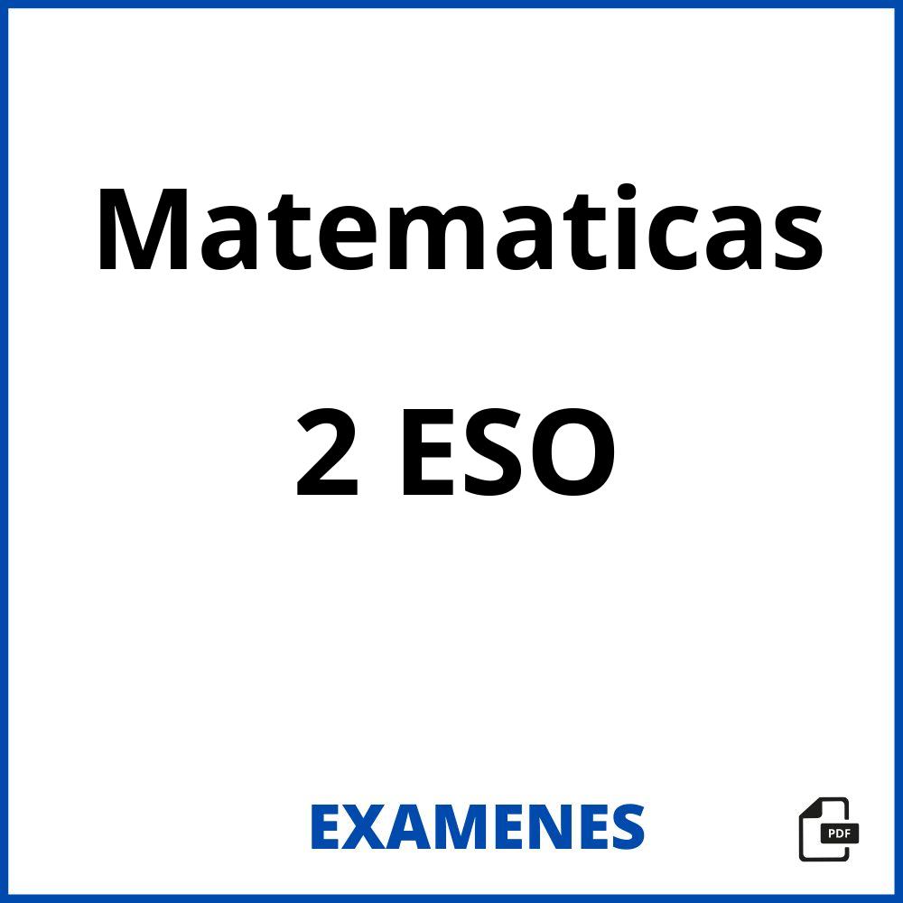 Matematicas 2 ESO
