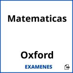 Examenes Matematicas Oxford PDF